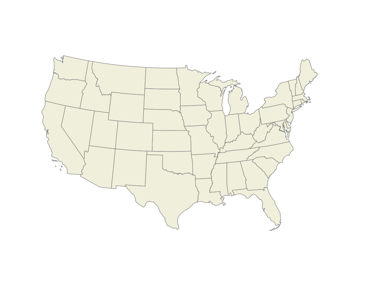 Map with added polygons from a shapefile